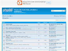 Tablet Screenshot of forum.rctrucktrial.cz